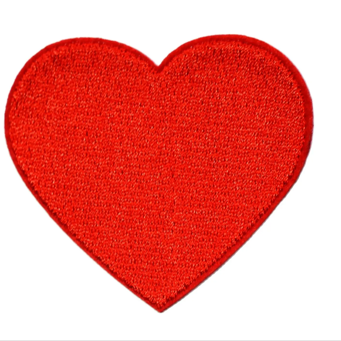 

5x Red heart love valentine's day 70s retro party fun applique iron on patch (≈ 5.5 * 5.2 cm)