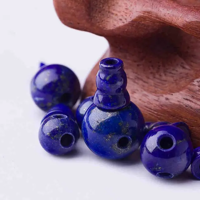 Tour de perles de gourou à trois voies Lapis Lazuli, mala de prière, 8mm, 10mm, 12mm, 14mm, BRO556 2