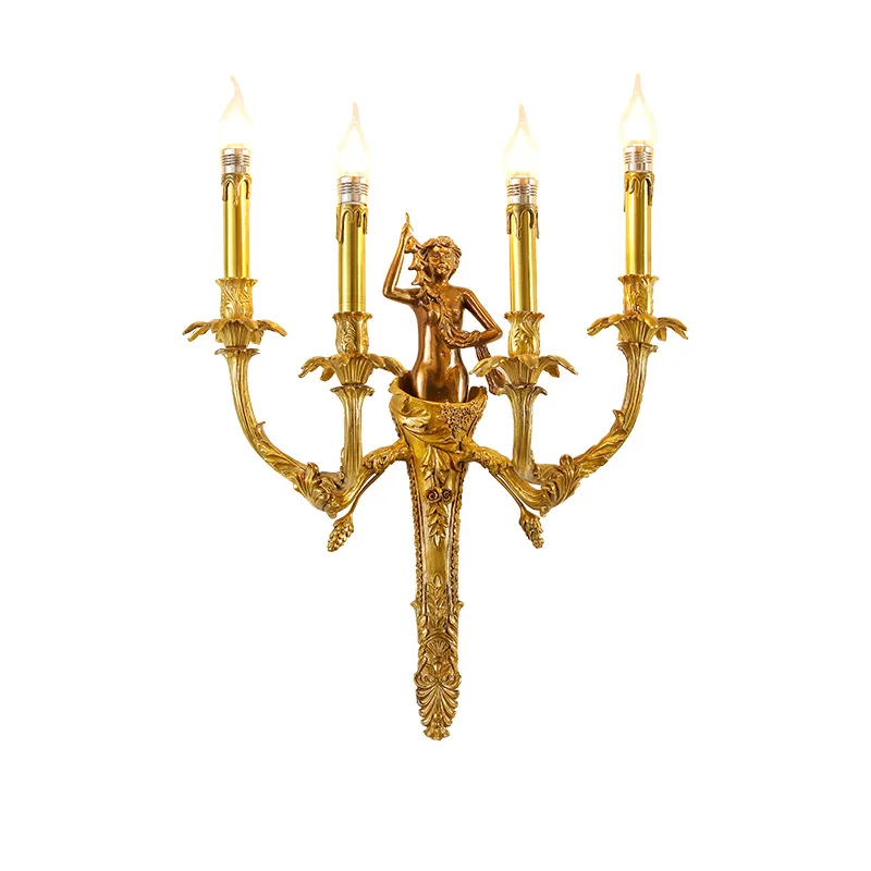 Manufacturer Wholesale Interior Luxury French Decorative Wall Lamp Living Room Background Wall Bedroom Bedside Wall Hanging Lamp 
Manufacturer Wholesale Interior Luxury French Decorative Wall Lamp Living Room Background Wall Bedroom Bedside Wall Hanging Lamp