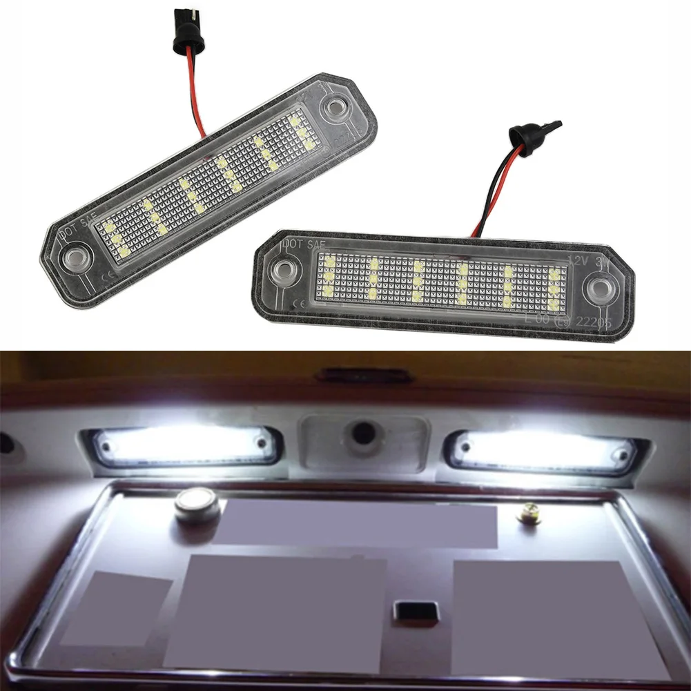 

2pcs LED White License Plate Light For Honda ForCivic EJ EK EM EK9 EK4 Del Sol 92-00 Super Bright Light Car Truck Lamp