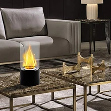 Alcohol Fireplace Apartment Cylindrical Glass Decorative Home Bioethanol Flame Kamin Chimneys Stoves Fire Stove Table Heater
Alcohol Fireplace Apartment Cylindrical Glass Decorative Home Bioethanol Flame Kamin Chimneys Stoves Fire Stove Table Heater