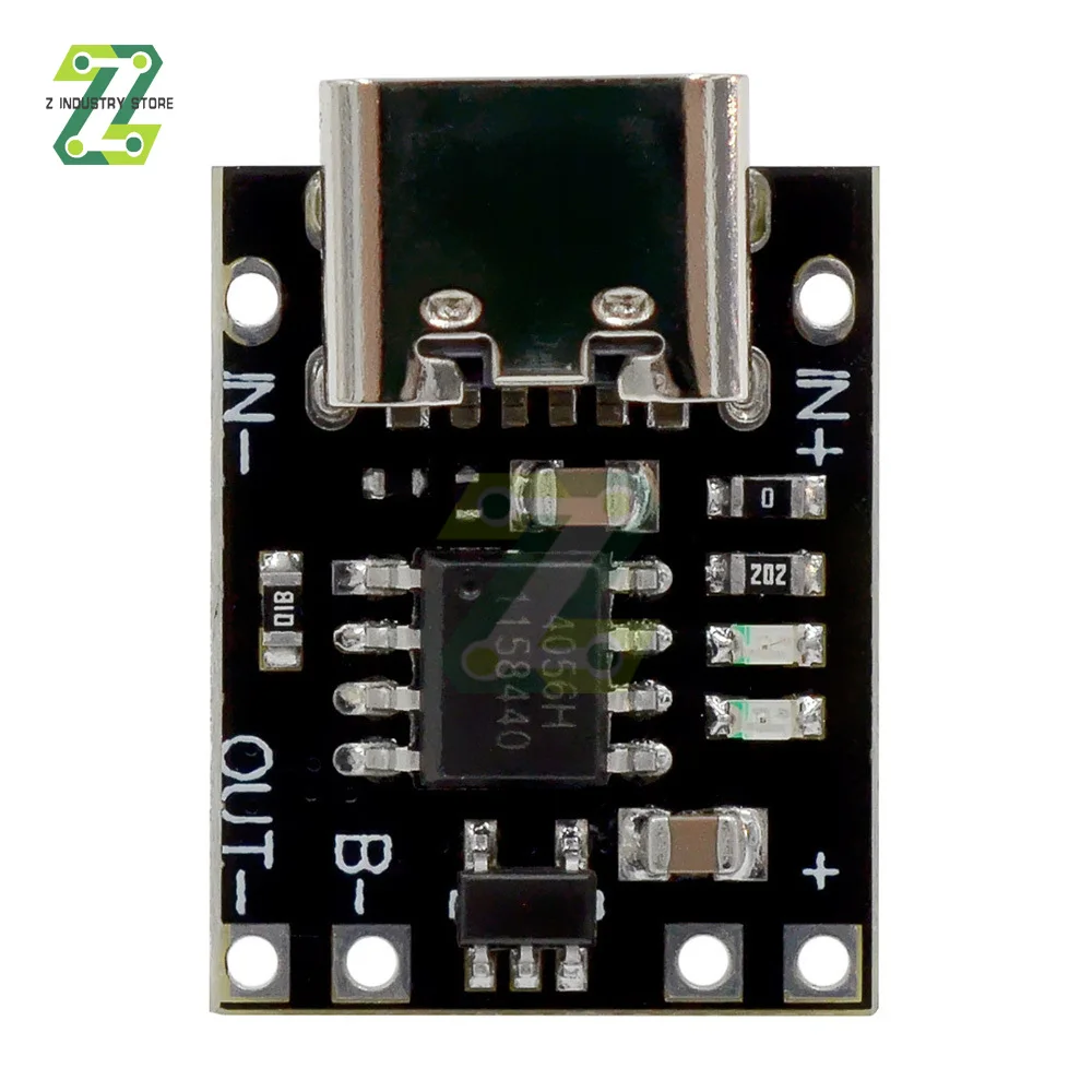 

Ultra-Small Lithium Battery Charging Panel 1A Ternary Lithium Battery 3.7V 4.2V Charger Module Type-C With Protection Board