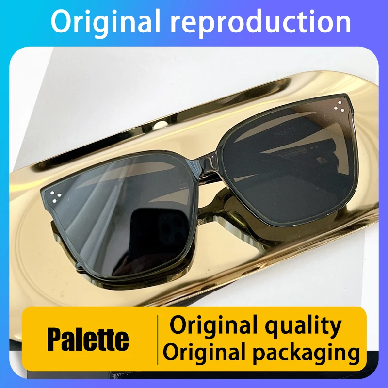 

2024 Gentle Women's Fashion Outdoor BeachLuxury Brand Square Vintage Acetic Acid Men's Sunglasses Monst Korea GM Palette