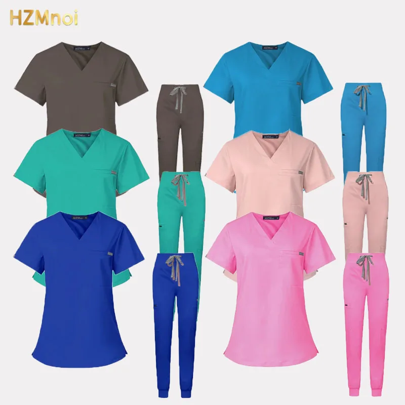 Wholesale Casual Short Sleeve V-neck Straight Sets Pharmacy Work Clothes Medical Nurse Uniform Scrubs Women Set Nursing Uniforms
Wholesale Casual Short Sleeve V-neck Straight Sets Pharmacy Work Clothes Medical Nurse Uniform Scrubs Women Set Nursing Uniforms