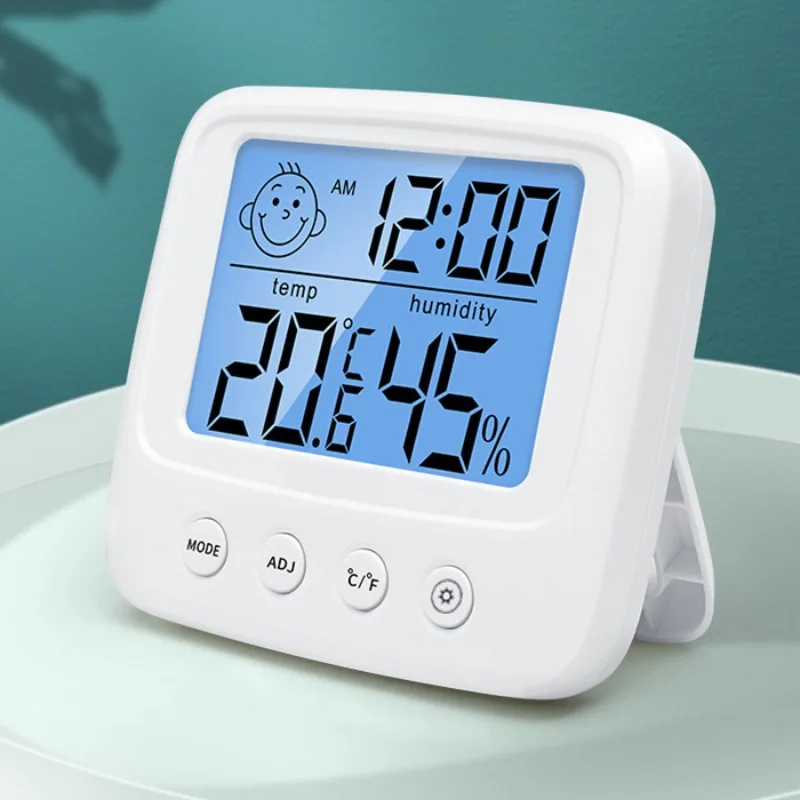 

1pc New LCD Digital Temperature Baby Room Humidity Meter Backlight Home Indoor Electronic Hygrometer Thermometer Weather Station