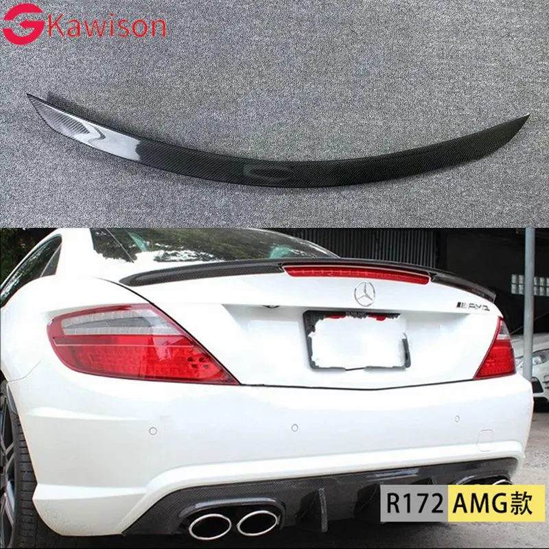 Задний спойлер из углеродного волокна, крыло багажника для Benz R172 SLK Class Convertible 2 Door 2012 2013, детали для тюнинга автомобиля
Задний спойлер из углеродного волокна, крыло багажника для Benz R172 SLK Class Convertible 2 Door 2012 2013, детали для тюнинга автомобиля