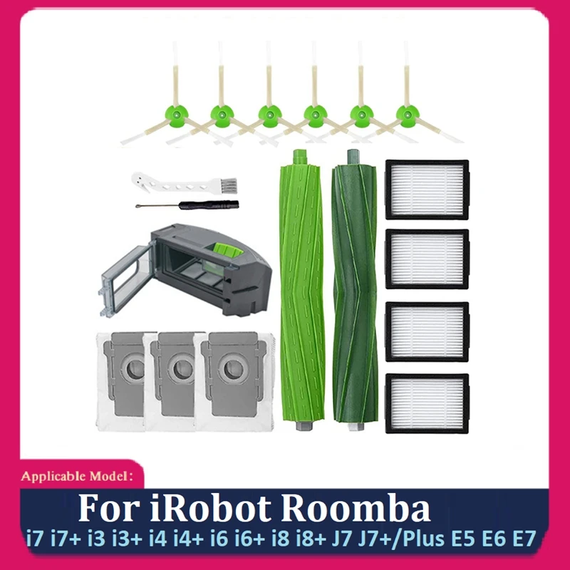 

Replacement Accessories For Irobot Roomba I7 I7+ I3 I3+ I4 I4+ I6 I6+ I8 I8+ J7 J7+/Plus E5 E6 E7 Robotic Vacuum Cleaner
