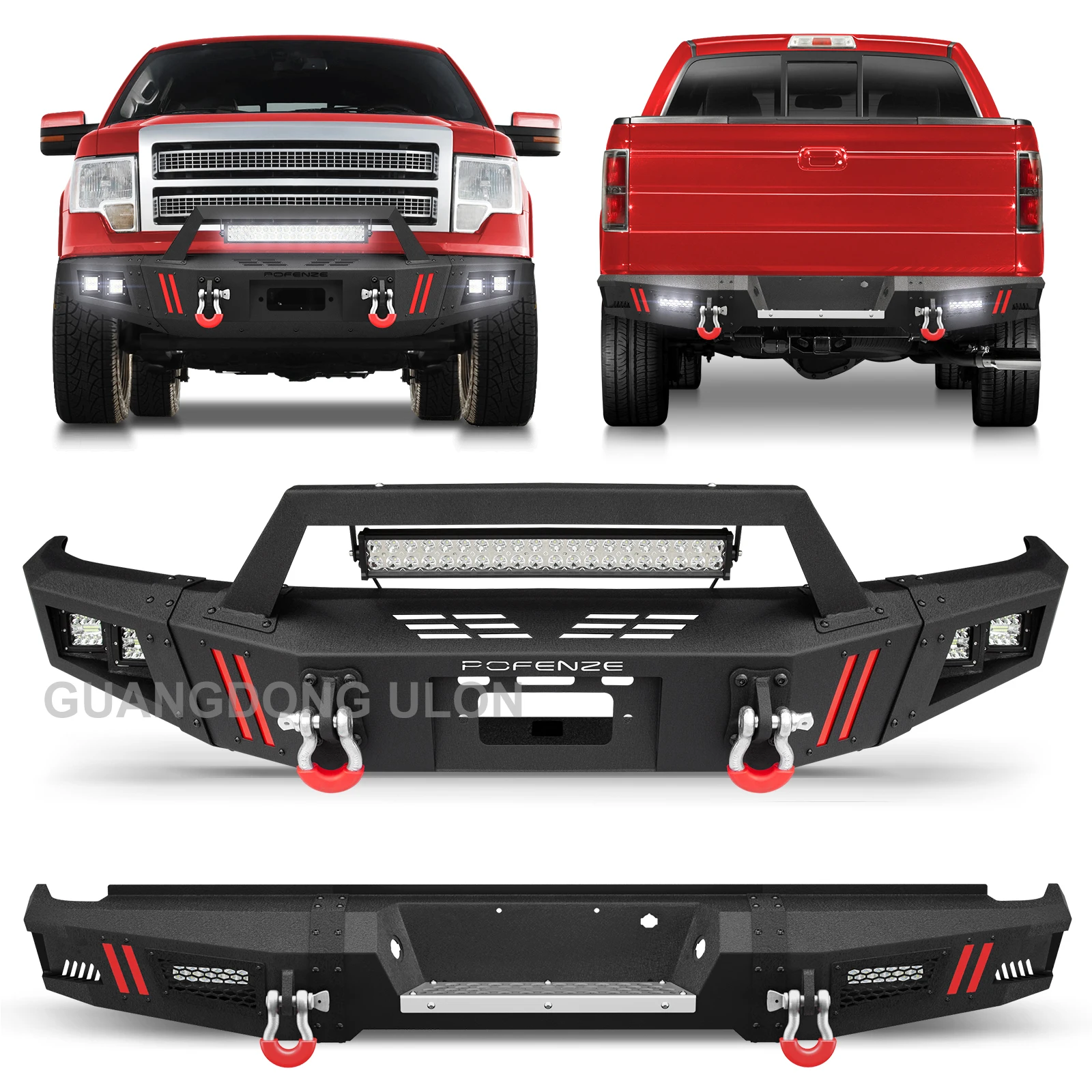 New Style Auto Spare Parts Car bumper Body Kits for Ford F-150 Full Width Truck Front and Rear Bumper fit 2009-2014
New Style Auto Spare Parts Car bumper Body Kits for Ford F-150 Full Width Truck Front and Rear Bumper fit 2009-2014