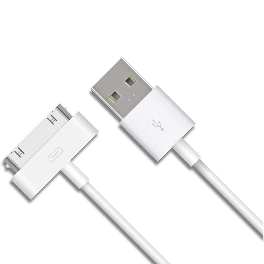 

USB Charger Cable Cargador For iPhone 4 4s 3G 3GS iPad 1 2 3 iPod Nano Touch Charging Data Cable 30 Pin Cord Adapter Accessories