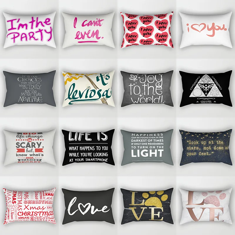 Classic Quotations Love Letters Never Ever Give Up English Letters Short Plush Rectangle Small Pillow Cases Size 50cm By 30cm 
Classic Quotations Love Letters Never Ever Give Up English Letters Short Plush Rectangle Small Pillow Cases Size 50cm By 30cm