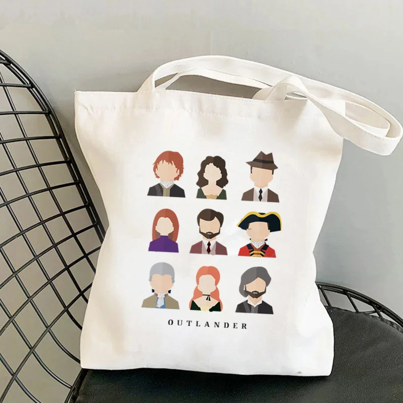 Girl Handbag Tote Bag Shoulder Lady Bag Shopper Outlander Characters Name Bag Harajuku Women Shopping Bag Canvas Shopper Bag
Girl Handbag Tote Bag Shoulder Lady Bag Shopper Outlander Characters Name Bag Harajuku Women Shopping Bag Canvas Shopper Bag