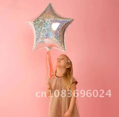 5 pieces/quantity 18inch silver Laser Metallic Star Foil Balloons Wedding Kid Bridal Shower Birthday Party Decor Helium Inflata
5 pieces/quantity 18inch silver Laser Metallic Star Foil Balloons Wedding Kid Bridal Shower Birthday Party Decor Helium Inflata