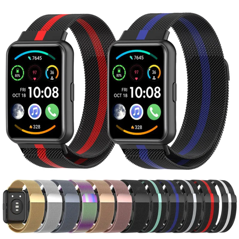 New Steel Milan Magnetic Loop Band For Huawei fit2 Smart Wristband Bracelet For Huawei watch fit 2 active Correa Wrist Strap
New Steel Milan Magnetic Loop Band For Huawei fit2 Smart Wristband Bracelet For Huawei watch fit 2 active Correa Wrist Strap