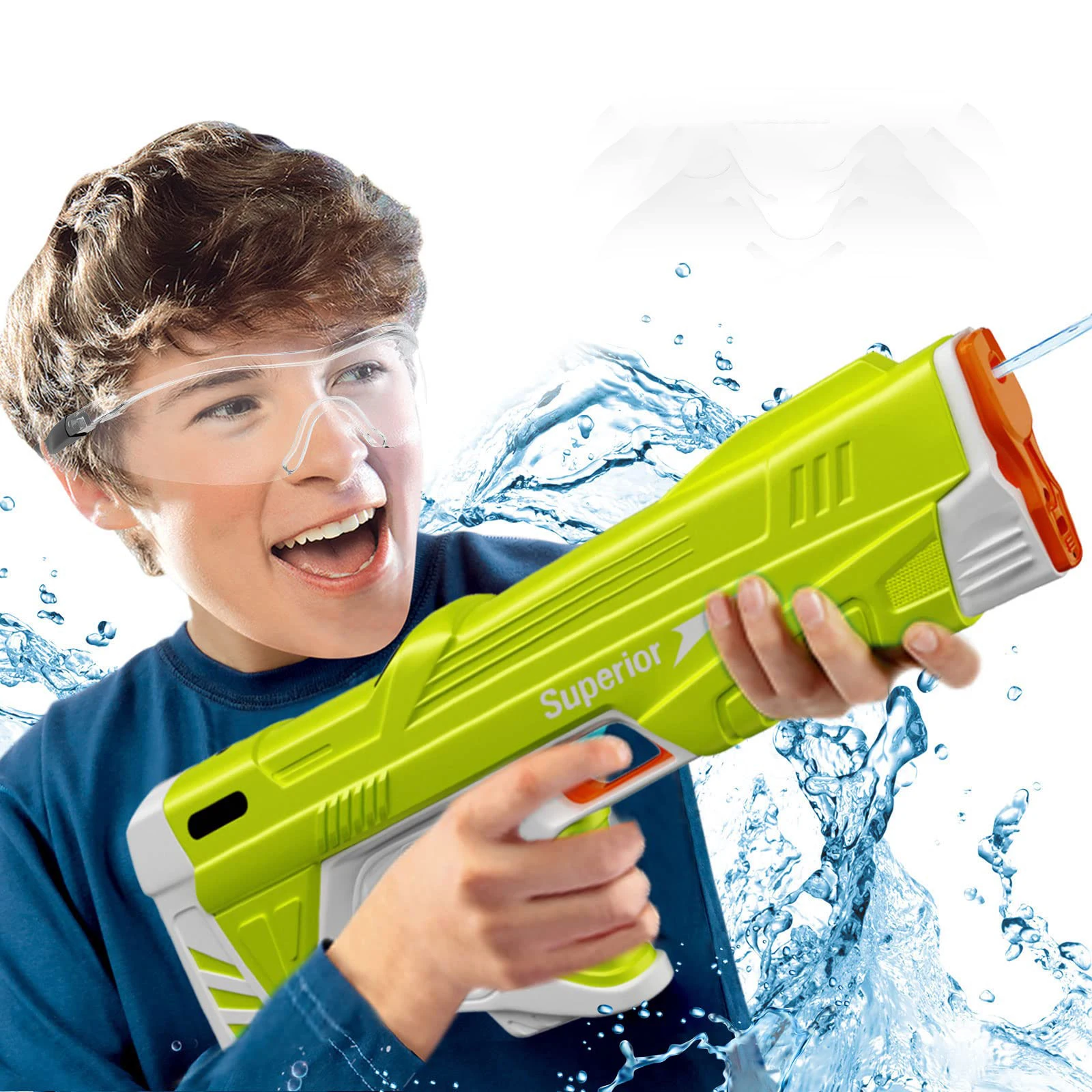

Electric Water Gun For Aldult Squirt Guns ,Full Automatic Water Absorption Soaker Water Blaster Kids Summer Outdoor Pool Toys