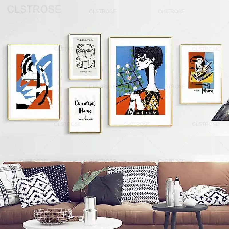 Nordic Abstract Woman Canvas Painting Vintage Color Graffiti Posters and Prints Exhibition Wall Art Picture for Gallery Decor
Nordic Abstract Woman Canvas Painting Vintage Color Graffiti Posters and Prints Exhibition Wall Art Picture for Gallery Decor