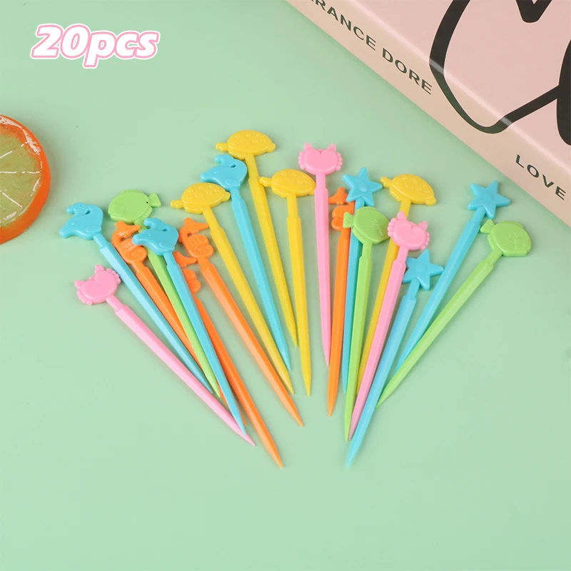 20Pcs/Set Cute Animal Food Toothpicks Mini Cartoon Toothpicks Bento Fruit Forks Lunch Box Toothpick Bento Lunch Decoration 
20Pcs/Set Cute Animal Food Toothpicks Mini Cartoon Toothpicks Bento Fruit Forks Lunch Box Toothpick Bento Lunch Decoration