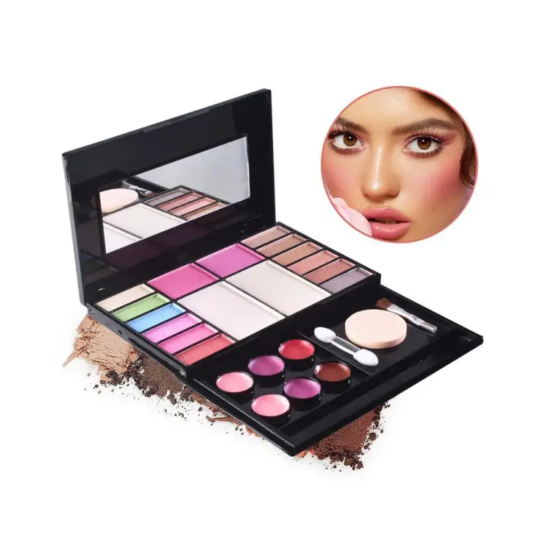 

Matte Eyeshadow Fine Powder All-in-one Disk Eye Shadow Palette Eye Makeup Highlight High Color Rendering 22 Colors Blush