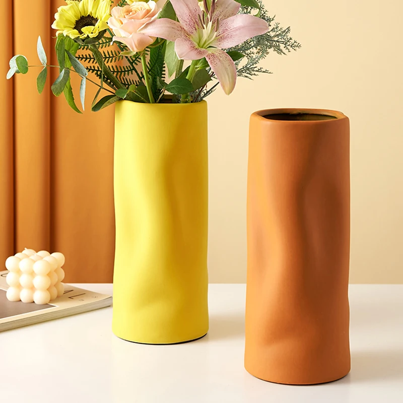 Flower Ceramic Vase Hydroponic Small Ikebana Nordic Style Vase Design Modern Luxury Rose Plant Florero Cute Room Decor WK50HP
Flower Ceramic Vase Hydroponic Small Ikebana Nordic Style Vase Design Modern Luxury Rose Plant Florero Cute Room Decor WK50HP