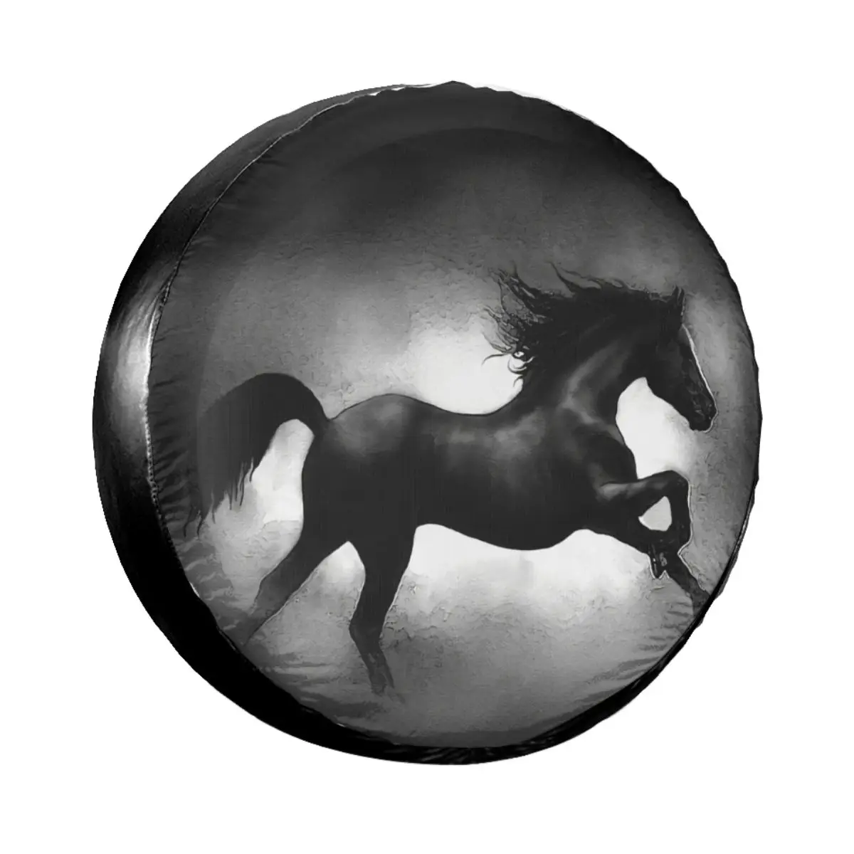 

Custom Running Horse Spare Tire Cover for Jeep Pajero Waterproof Animal Car Wheel Protectors Car Inch