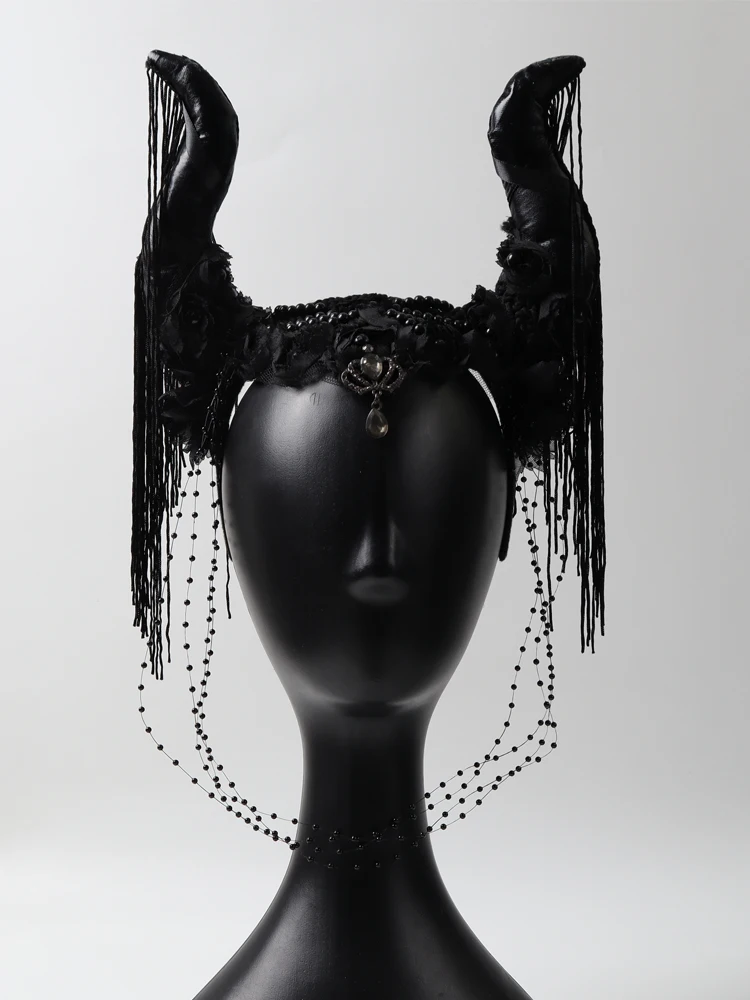 Headwear Pvc Lace Dark Suitable for Stage Funny Flower Horn Exaggerated Party Bar Show Performance Headband Unset Decorations1pc
Headwear Pvc Lace Dark Suitable for Stage Funny Flower Horn Exaggerated Party Bar Show Performance Headband Unset Decorations1pc