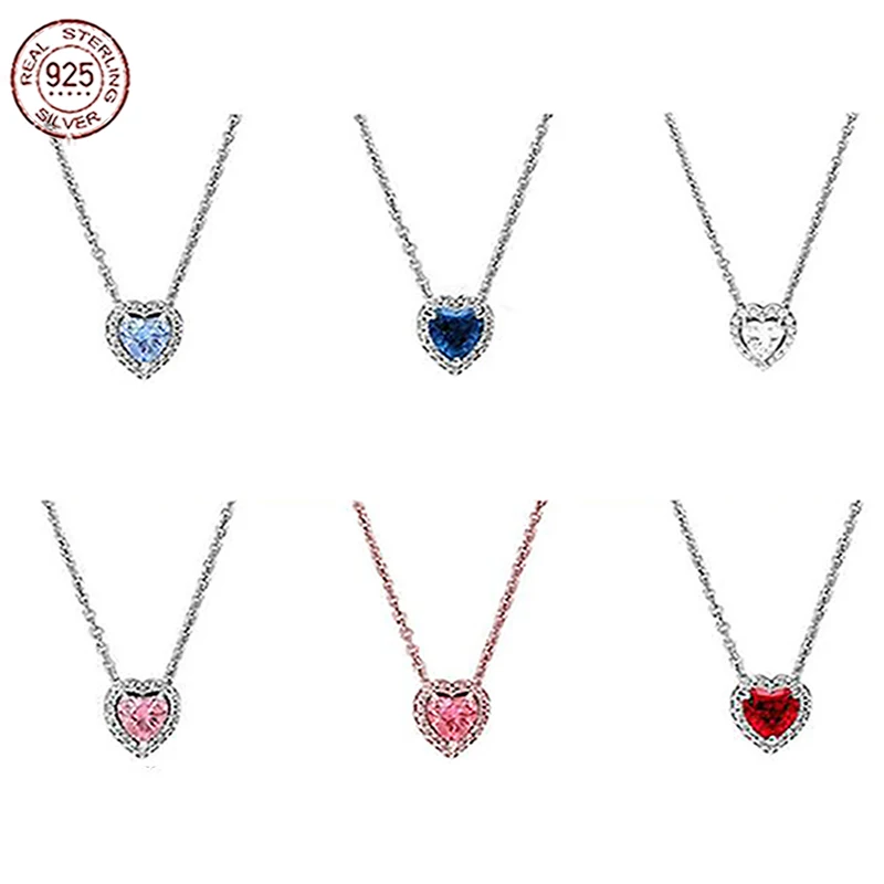 Bestselling 925 Sterling Silver Fashion Colorful Love Necklace Fit Original Design Jewelry DIY Women's Basic Necklace Gift
Bestselling 925 Sterling Silver Fashion Colorful Love Necklace Fit Original Design Jewelry DIY Women's Basic Necklace Gift