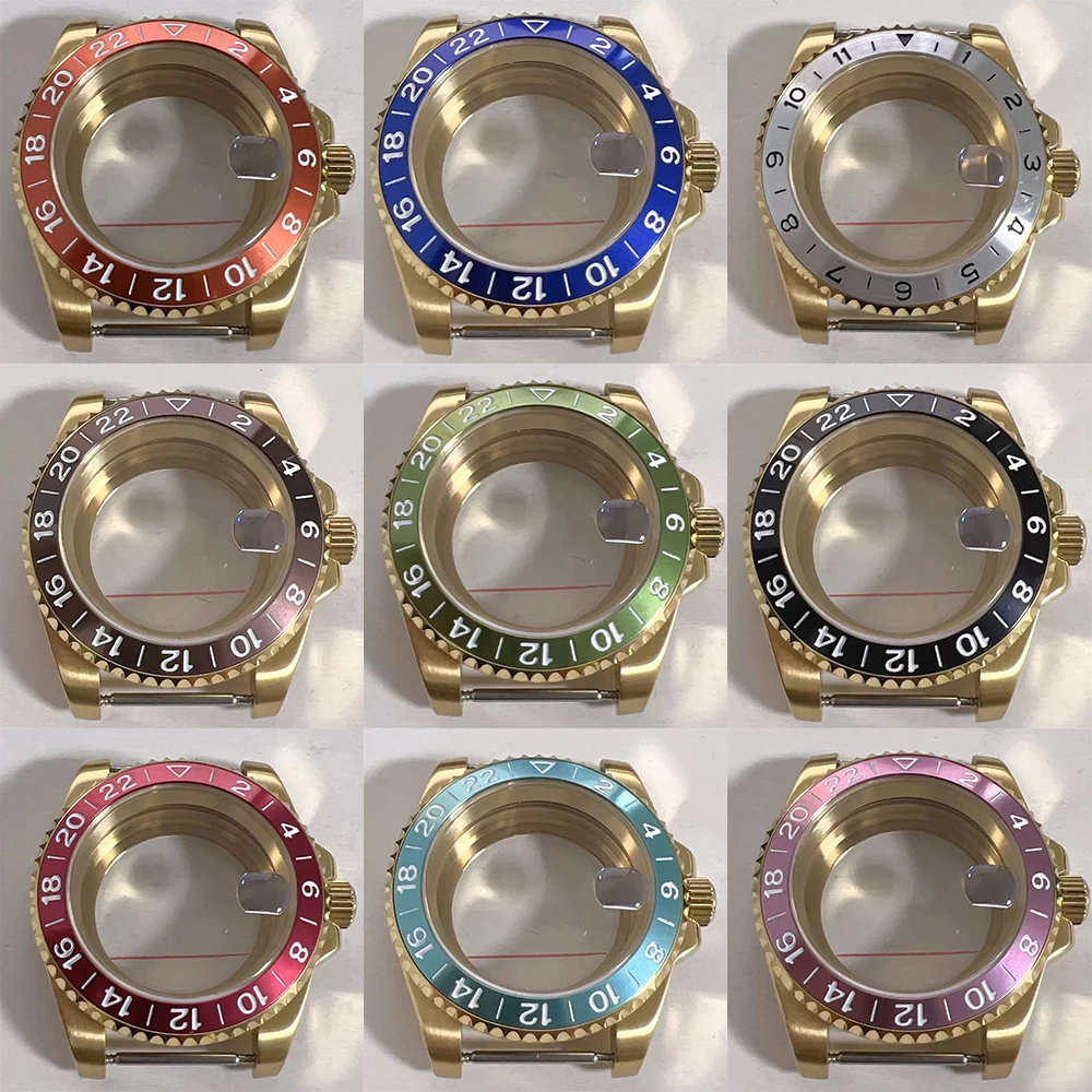 Transparent Bottom Gold Coating Stainless Steel Watch Case 40mm, Magnifier Mirror Sapphire Glass Case, for NH35 NH36 Movement
Transparent Bottom Gold Coating Stainless Steel Watch Case 40mm, Magnifier Mirror Sapphire Glass Case, for NH35 NH36 Movement