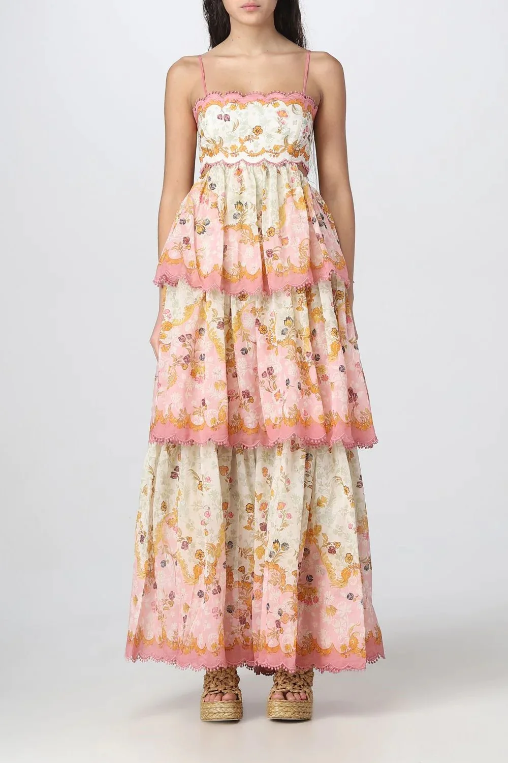 2024 Floral Suspender Dress Women's Summer New Backless Strap Waist Slim Cake Long Dress Print
2024 Floral Suspender Dress Women's Summer New Backless Strap Waist Slim Cake Long Dress Print