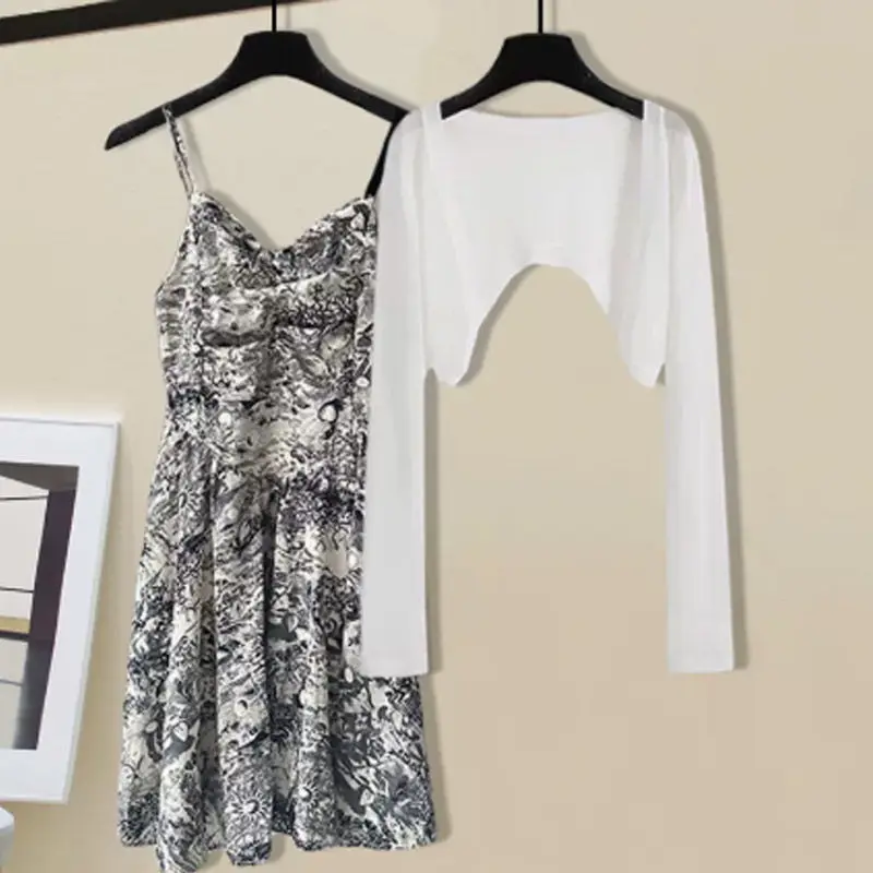 Women's Clothing 2023 Summer New Arrival Fashion Sweet Spicy Elegant Feng Shui Ink Dress Fragmented Flower S Two Piece Set
Women's Clothing 2023 Summer New Arrival Fashion Sweet Spicy Elegant Feng Shui Ink Dress Fragmented Flower S Two Piece Set