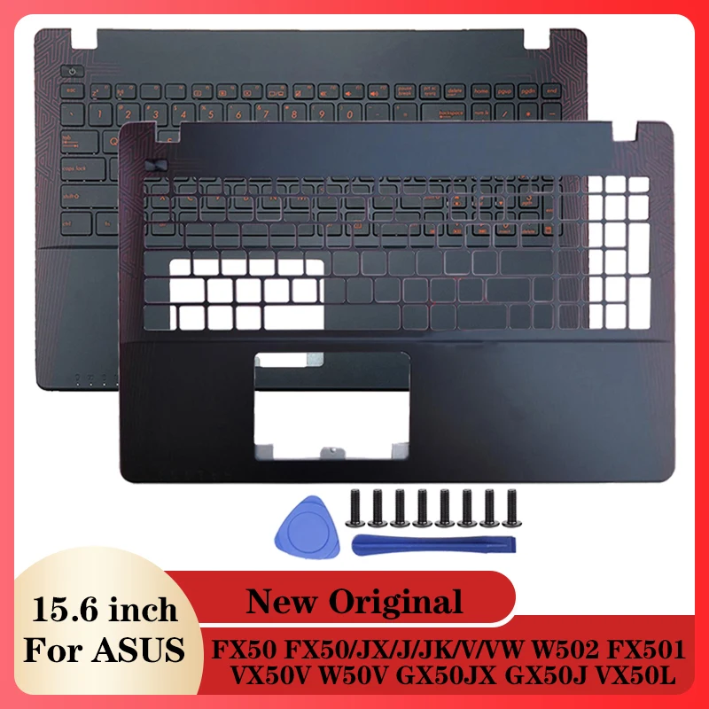 Laptop Palmrest Upper Case US Keyboard For ASUS FX50 FX50/JX/J/JK/V/VW W502 FX501 VX50V W50V GX50JX GX50J VX50L
Laptop Palmrest Upper Case US Keyboard For ASUS FX50 FX50/JX/J/JK/V/VW W502 FX501 VX50V W50V GX50JX GX50J VX50L
