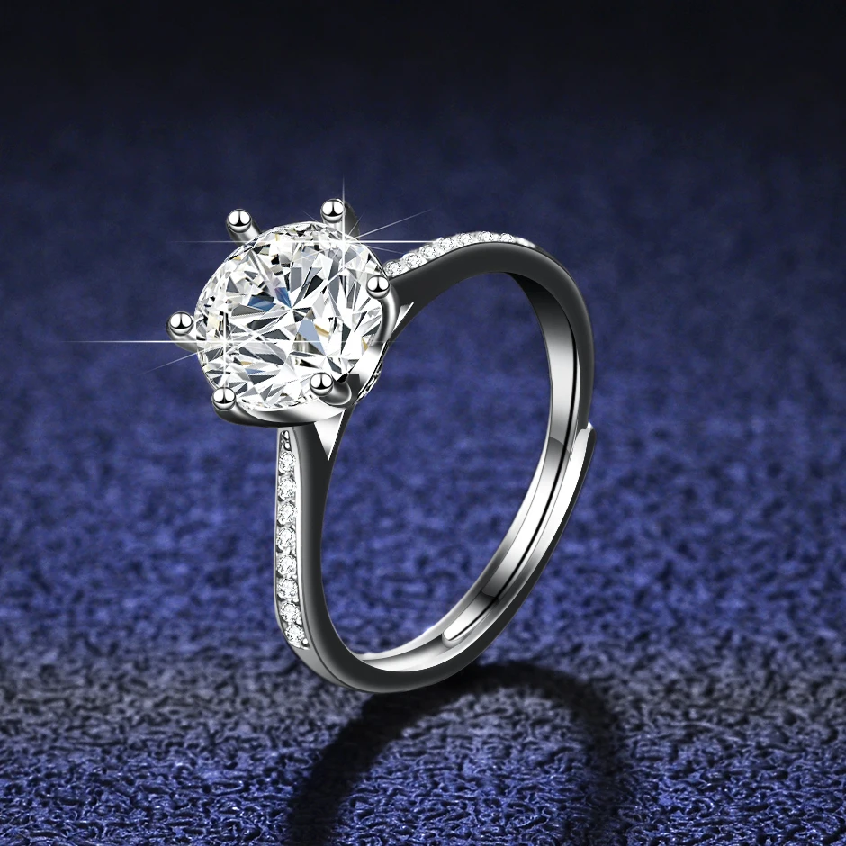 Free Shipping Big Diamond Moissanite Ring Solitaire 925 Silver Rings Original Certified Luxury Quality Jewelry Rings Of Women
Free Shipping Big Diamond Moissanite Ring Solitaire 925 Silver Rings Original Certified Luxury Quality Jewelry Rings Of Women