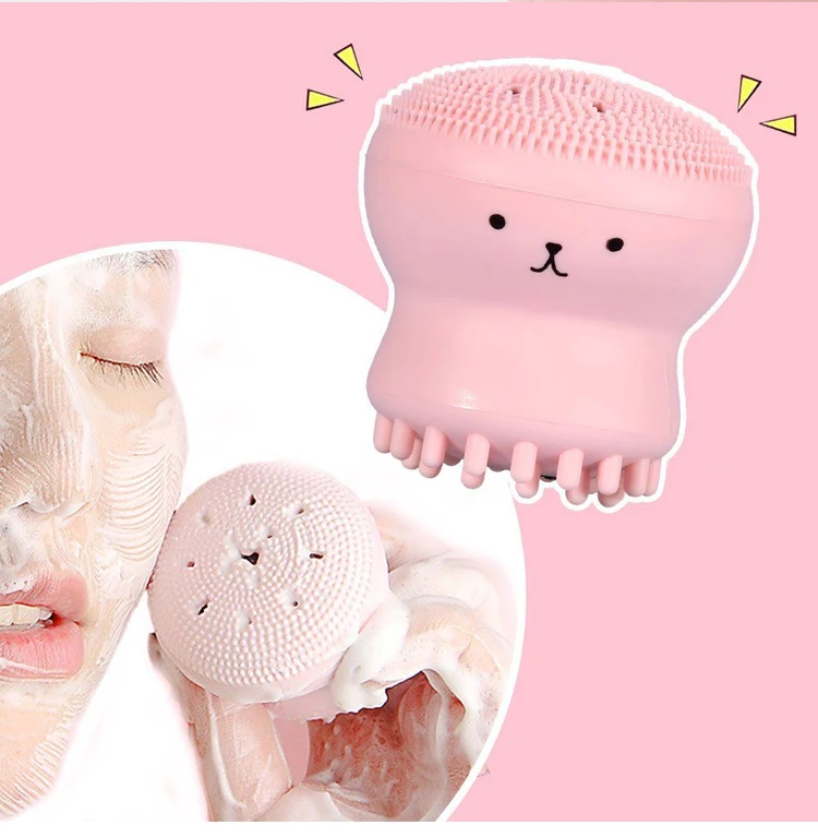 New Arrival Cute Silicone Face Scrubber Exfoliator Facial Cleansing Brush Deeping Cleaning Capacity Soft and Comfortable for Fac
New Arrival Cute Silicone Face Scrubber Exfoliator Facial Cleansing Brush Deeping Cleaning Capacity Soft and Comfortable for Fac