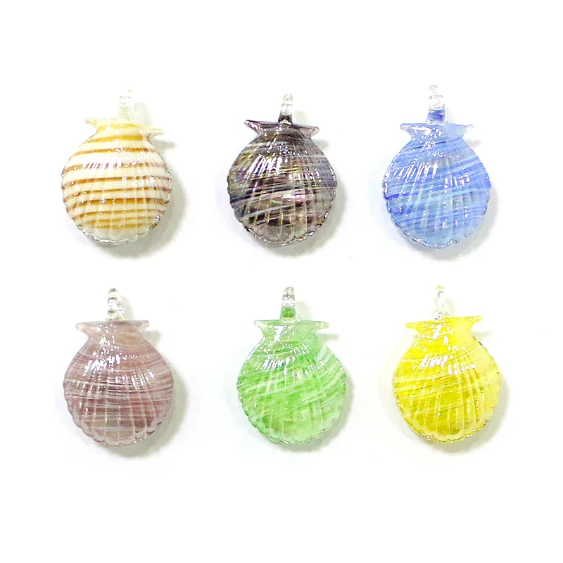 6PCS Custom Pearly-Lustre Craft Cute Mini Sea Shell Charms Glass Pendant Fashion DIY Women's Jewelry Necklace Making Accessories
6PCS Custom Pearly-Lustre Craft Cute Mini Sea Shell Charms Glass Pendant Fashion DIY Women's Jewelry Necklace Making Accessories