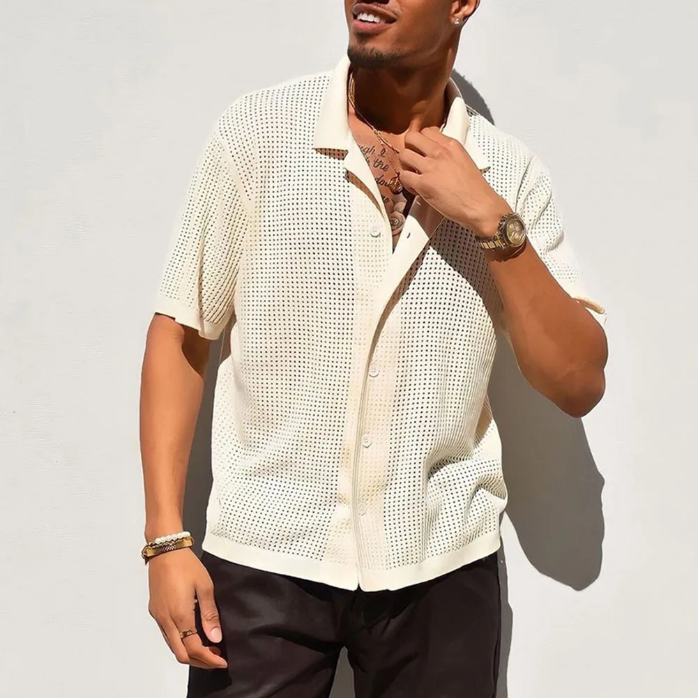 Male Mens Hygroscopic Leisure Loose Quick-drying Short Sleeve Skin-friendly Breathable Button Vacation Fashion
Male Mens Hygroscopic Leisure Loose Quick-drying Short Sleeve Skin-friendly Breathable Button Vacation Fashion