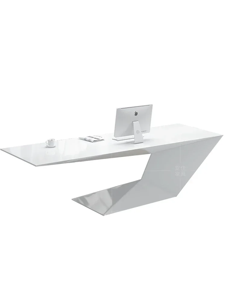 

Paint Boss Desk Office Desk for Boss Simple Modern Creative Office Tables Office Desk and Chair