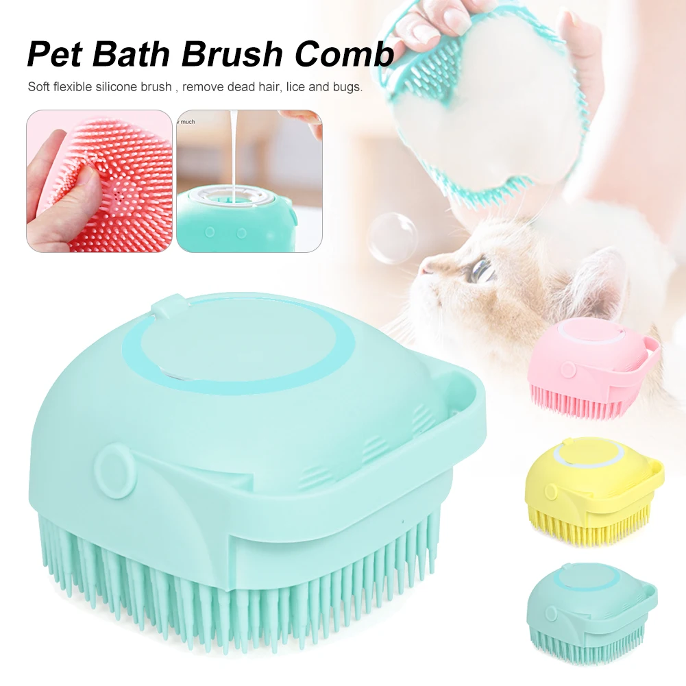 1Piece Pet Dog Bath Massage Brush Soft Silicone Dogs Cats Shower Brush SPA Massage Brush Pet Cleaning Tools Pet Supplies
1Piece Pet Dog Bath Massage Brush Soft Silicone Dogs Cats Shower Brush SPA Massage Brush Pet Cleaning Tools Pet Supplies