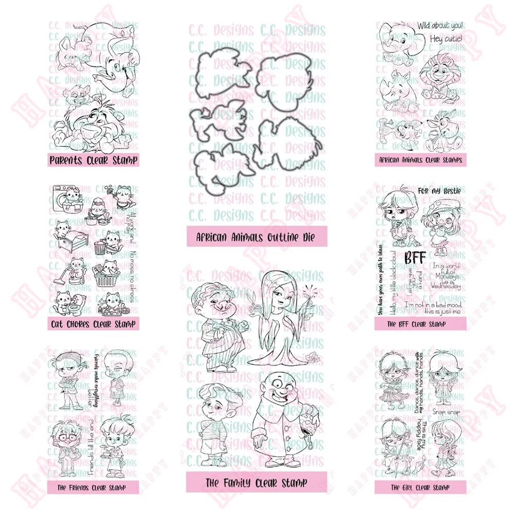 African Animals New Metal Cutting Dies And Stamps Cat Scrapbook Diary Coloring Embossing Album Decorative Template DIY Handmade
African Animals New Metal Cutting Dies And Stamps Cat Scrapbook Diary Coloring Embossing Album Decorative Template DIY Handmade