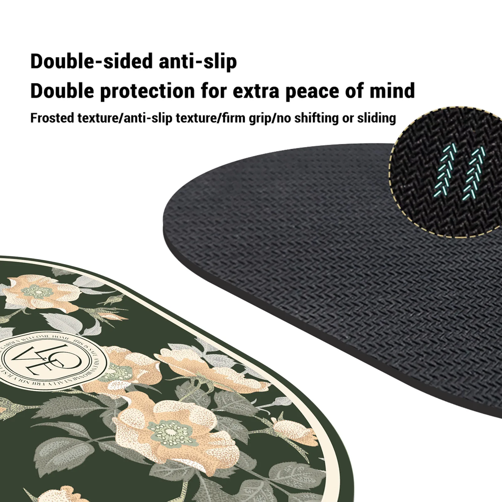 Diatomite Floral Bath Mat Bathroom Absorbent Foot Mats Quick Dry Toilet Rug Shower Carpet For Living Room Doormat Washable Diatomite Floral Bath Mat Bathroom Absorbent Foot Mats Quick Dry Toilet Rug Shower Carpet For Living Room Doormat Washable