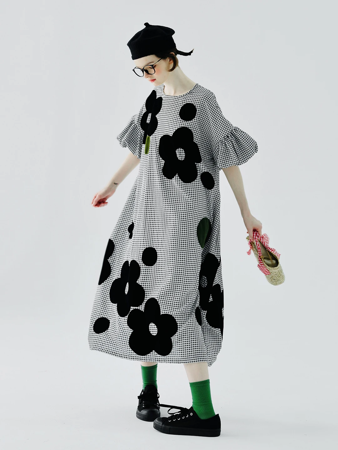 IMAKOKONI Original Design Short Sleeve Round Neck Pullover Dress Plaid Flower Dot Print Summer Dress Women 234117
IMAKOKONI Original Design Short Sleeve Round Neck Pullover Dress Plaid Flower Dot Print Summer Dress Women 234117