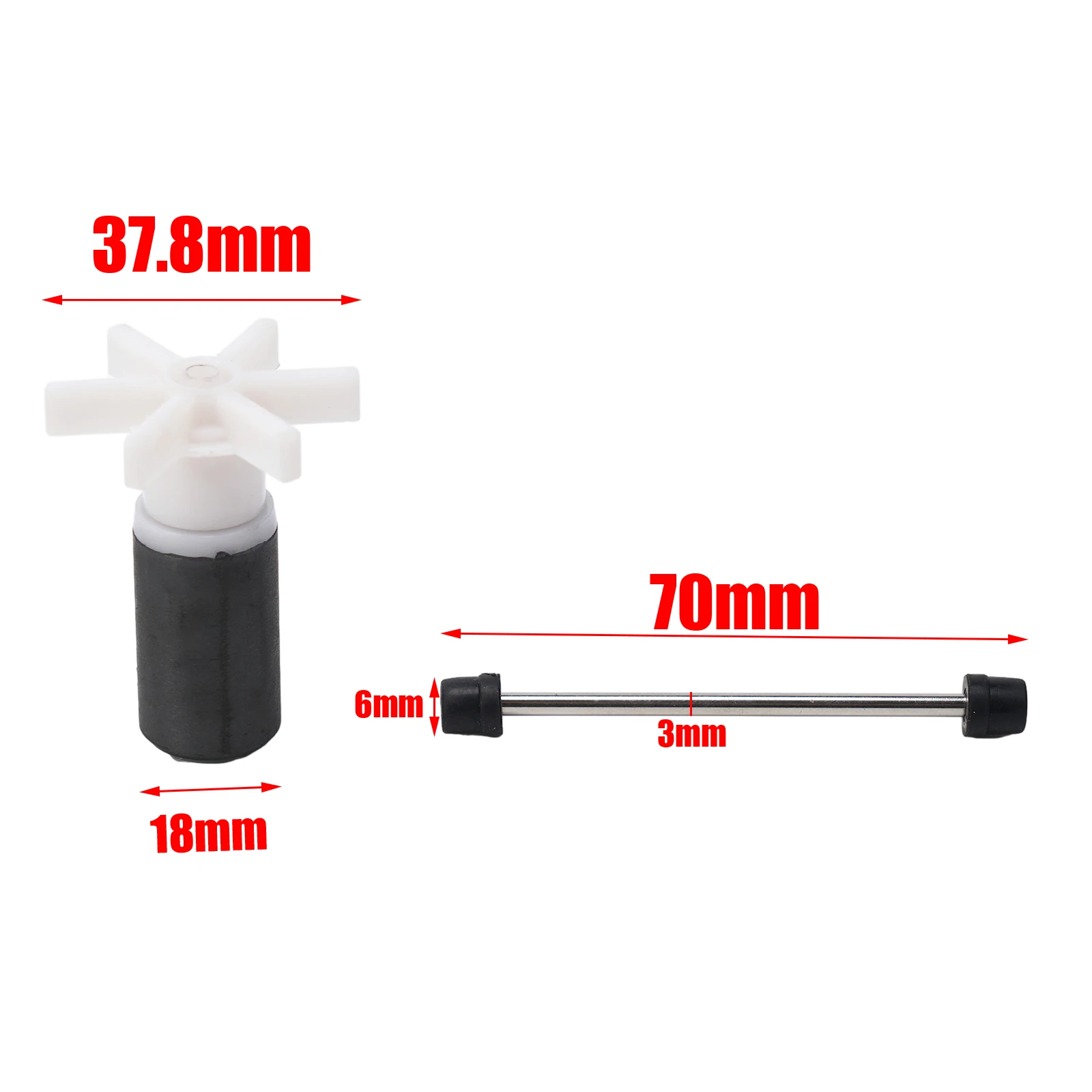Water Pump Impeller/ Rotor With Free Seal Kit Ceramic Pump Rotor 2 Sizes Optional Household Miniature Aquarium Pump Accessories
Water Pump Impeller/ Rotor With Free Seal Kit Ceramic Pump Rotor 2 Sizes Optional Household Miniature Aquarium Pump Accessories