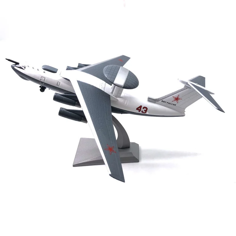 

2023 1/200 Pre-warning Aircraft A50 Simulation Alloy Fighter Aircraft Model Finished Product Toy Plane Ornaments Collectibles
