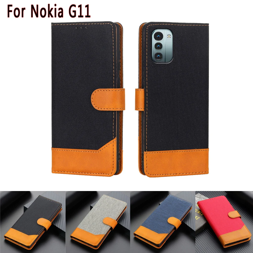 

NokiaG11 Case For Nokia G11 Cover Magnetic Card Stand Flip Wallet Leather Phone Protector Hoesje Book On For Nokia G 11 Case Bag