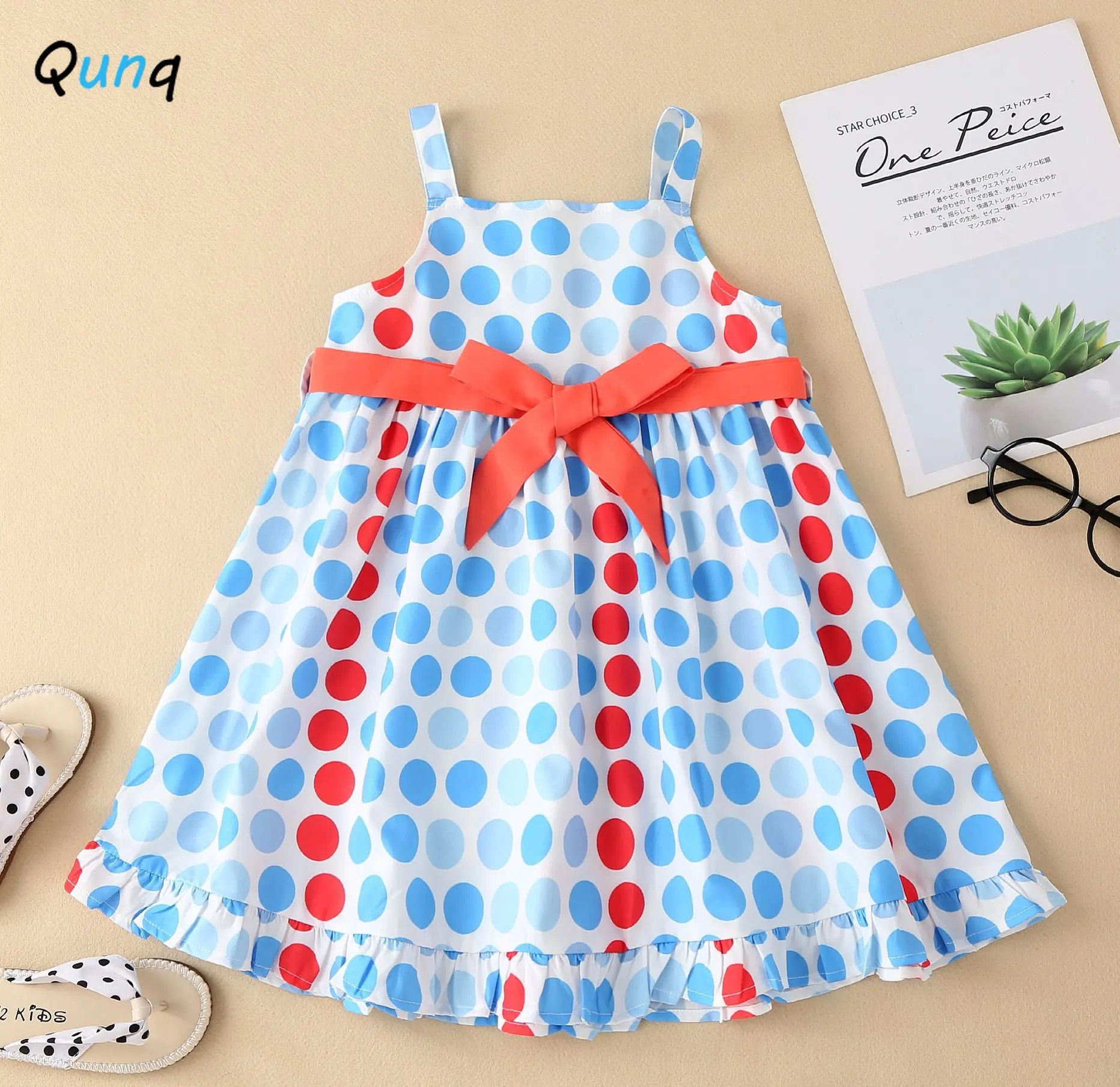 Qunq Summer New Girls Suspender Polka Dot Bow Splice Sleeveless Vest Lovely Princess Dress Fashion Casual Kids Clothes Age 3T-8T
Qunq Summer New Girls Suspender Polka Dot Bow Splice Sleeveless Vest Lovely Princess Dress Fashion Casual Kids Clothes Age 3T-8T