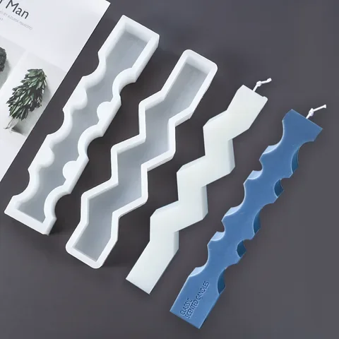 DIY Speical Shaped Strip Silicone Candle Mold Wavy Bar Aromatic Candle Making Craft Supplies Resin Moulds for Home Decor Gifts
DIY Speical Shaped Strip Silicone Candle Mold Wavy Bar Aromatic Candle Making Craft Supplies Resin Moulds for Home Decor Gifts