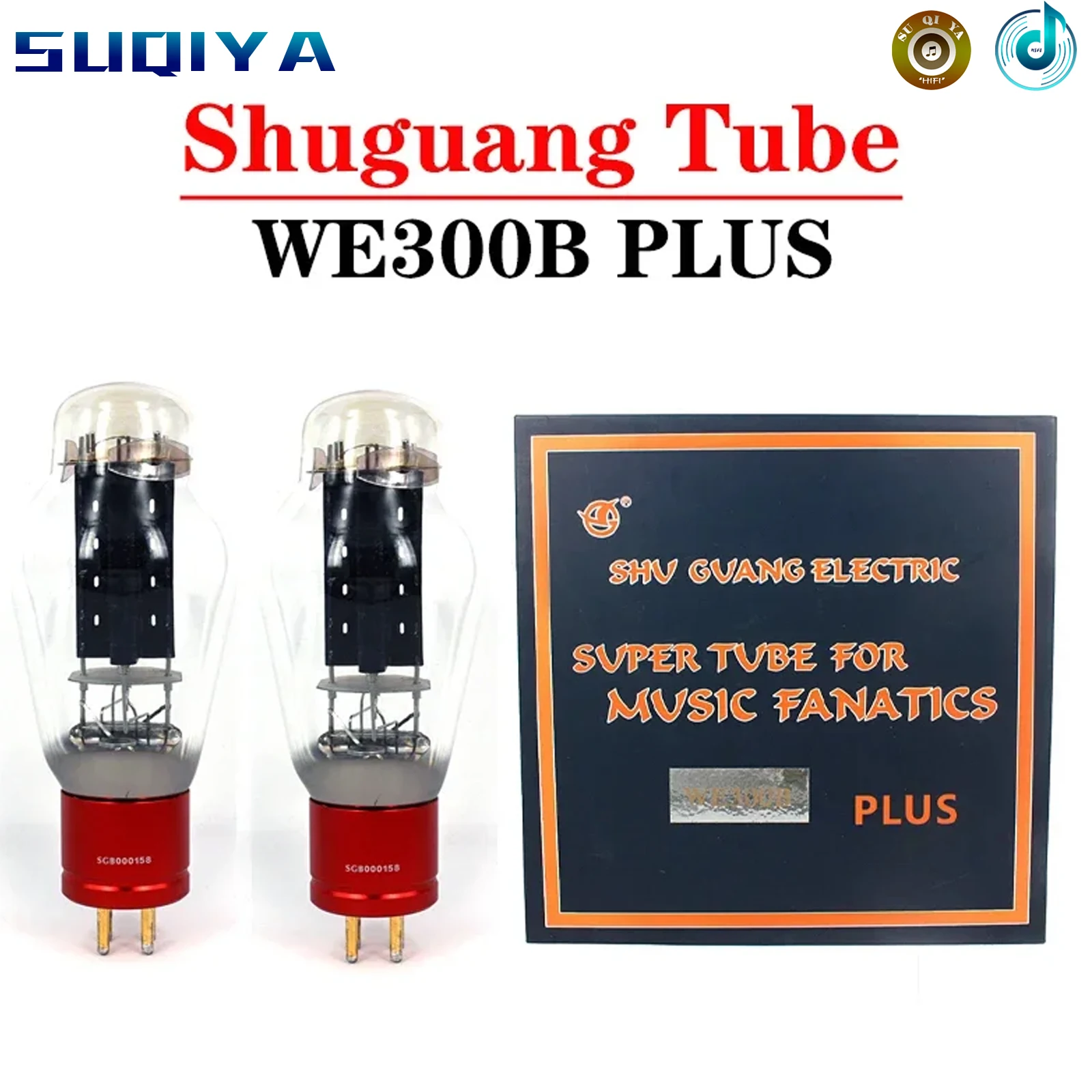 

WE300B PLUS Shuguang Vacuum Tube Replaces JJ Lion 300B Matched Pair for Vacuum Tube Amplifier HIFI Power Amplifier Audio