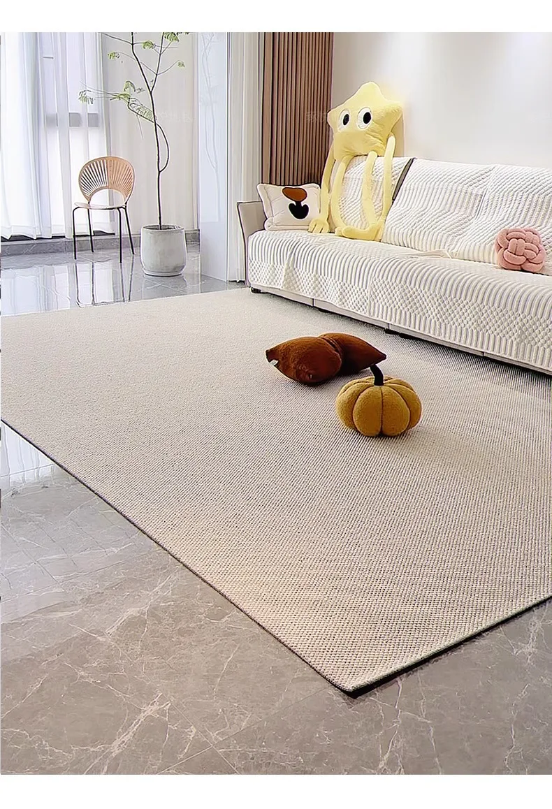 

D436 minimalist bedroom bedside carpet, light luxury, coffee table carpet, large area fully laid floor mat