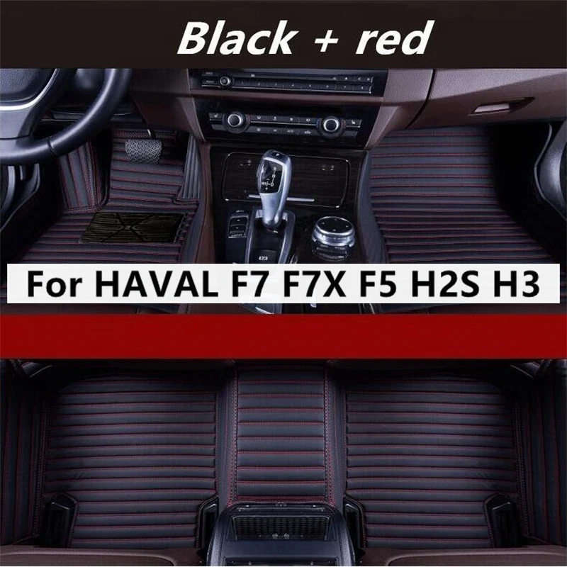 

Custom Car Floor Mats For HAVAL F7 F7X F5 H2S H3 H4 H5 H7 H8 H9 M6 DARGO JOLION XY Auto Accessories Foot Carpet