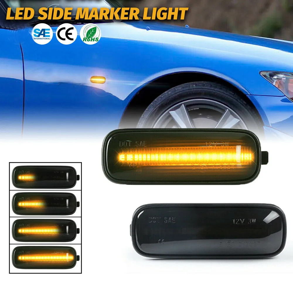 Car Dynami Amber Led Fender Side Marker Light For 1996-2000 For Honda Civic EK EJ EM Automobiles Accessories
Car Dynami Amber Led Fender Side Marker Light For 1996-2000 For Honda Civic EK EJ EM Automobiles Accessories