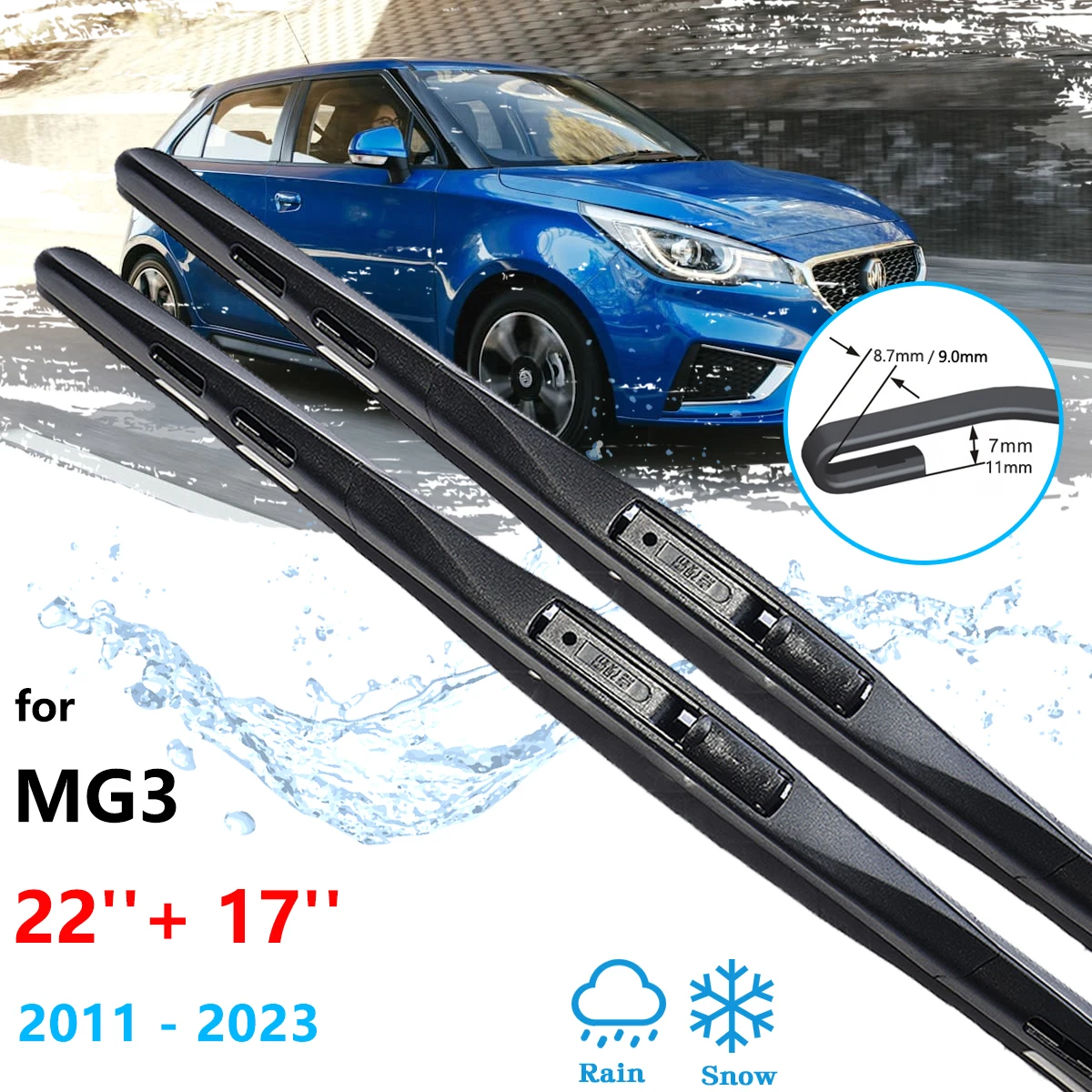 Для MG3 2011 ~ 2023 передние щетки стеклоочистителя для очистки окон, ветрового стекла, щетки для ветрового стекла, бескостный, бескаркасный, резиновые автомобильные аксессуары
Для MG3 2011 ~ 2023 передние щетки стеклоочистителя для очистки окон, ветрового стекла, щетки для ветрового стекла, бескостный, бескаркасный, резиновые автомобильные аксессуары