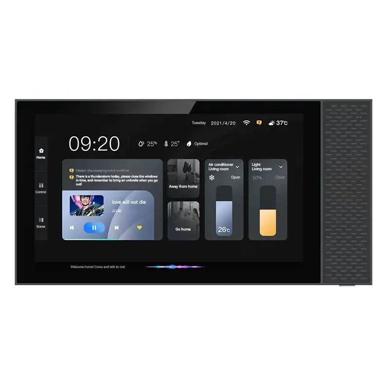 Zigbee hub 7 Inch Tuya Smart Home Zigbee Gateway Wifi Smart central Control Panel Panel Music Play Panel
Zigbee hub 7 Inch Tuya Smart Home Zigbee Gateway Wifi Smart central Control Panel Panel Music Play Panel