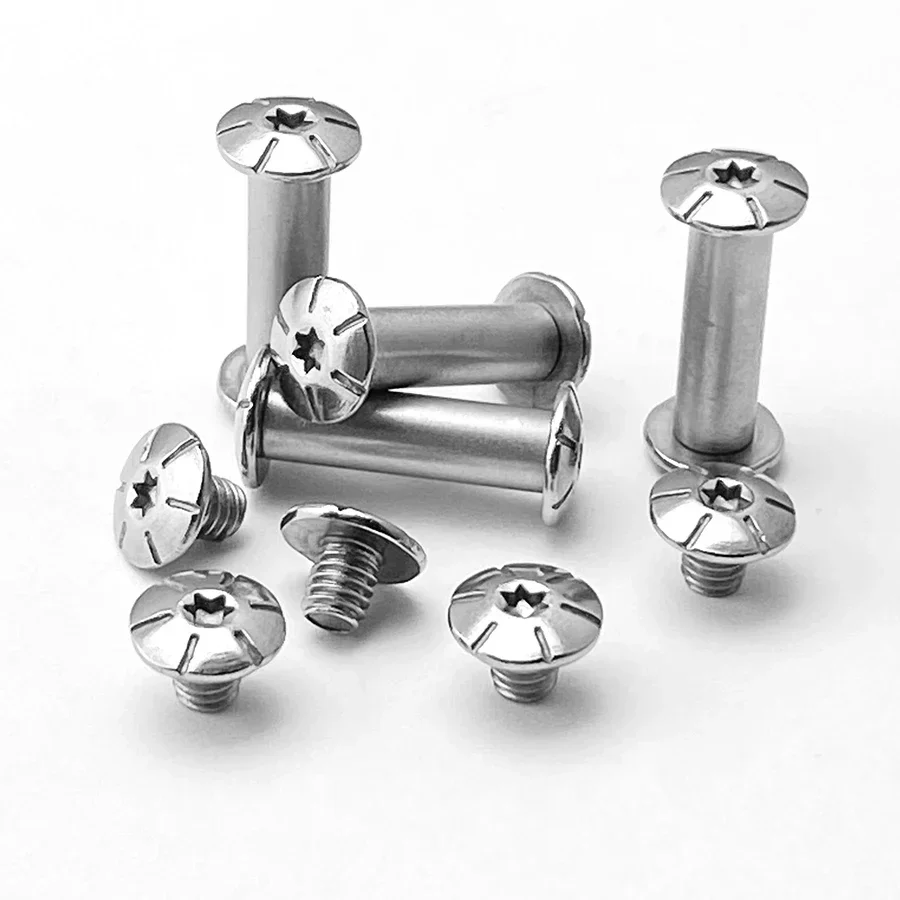 4sets T8 Plum Blossom Head M4 Screw for Knife Handle Nail Modified 416 Stainless Steel Screws Knife Embryo Making Accessories
4sets T8 Plum Blossom Head M4 Screw for Knife Handle Nail Modified 416 Stainless Steel Screws Knife Embryo Making Accessories